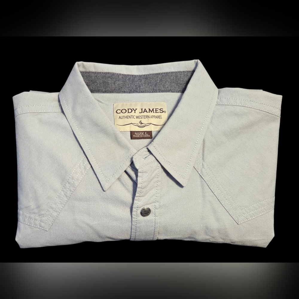 Cody James Light Blue Men's Casual Button-Down Shirt